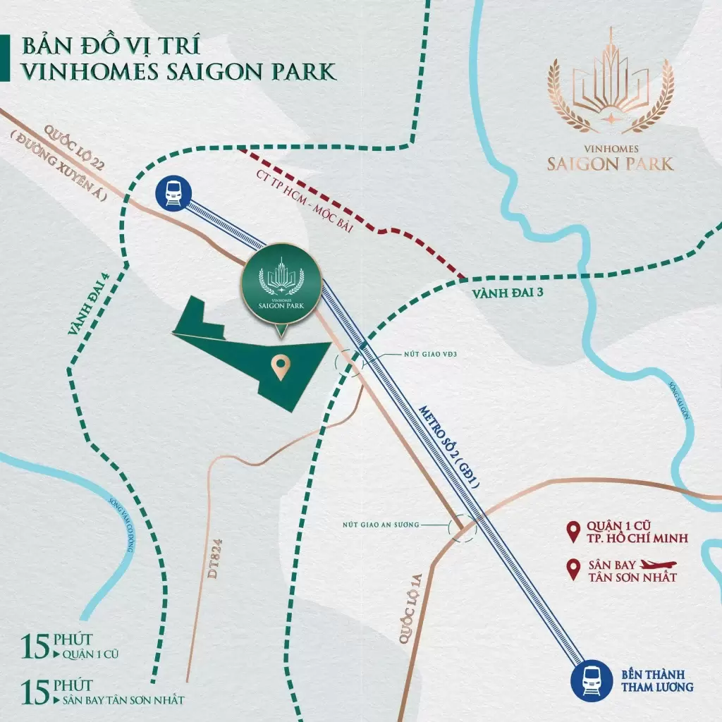 Vị trí Vinhomes Saigon Park